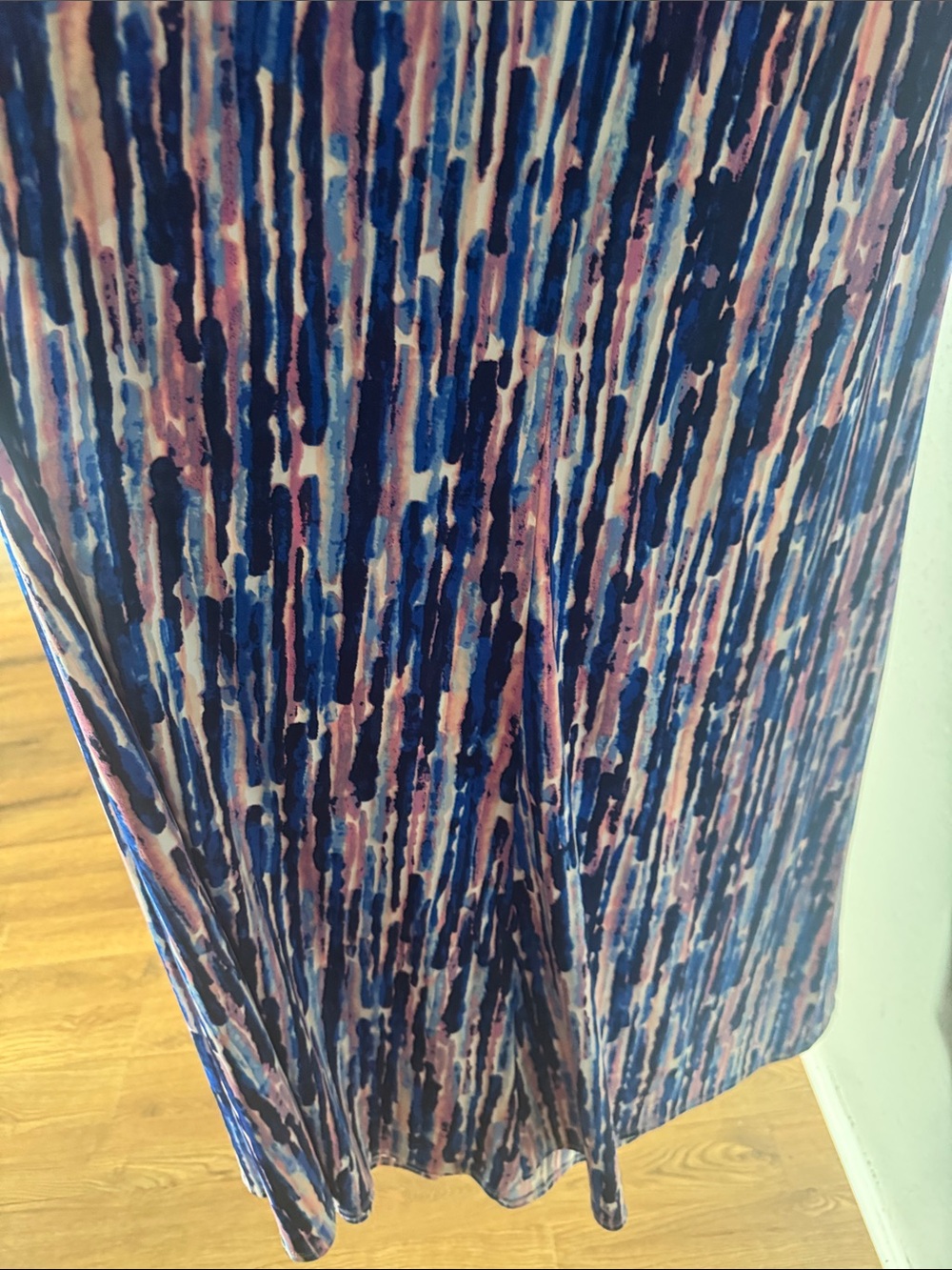 Eliza J Blue and Pink Abstract Maxi Dress - Picture 9 of 14